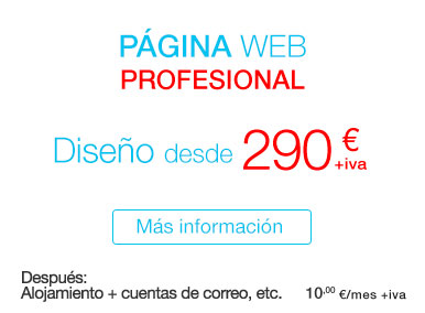 290 euros diseño de páginas web en Azuqueca y Alcalá de Henares