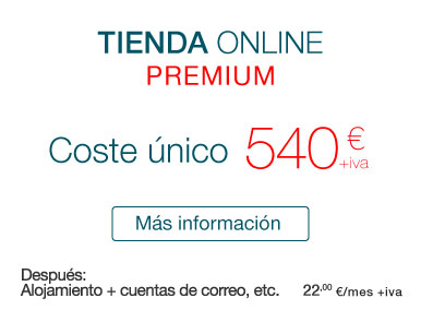 540 euros diseño de tiendas online Premium en Azuqueca y Alcalá de Henares